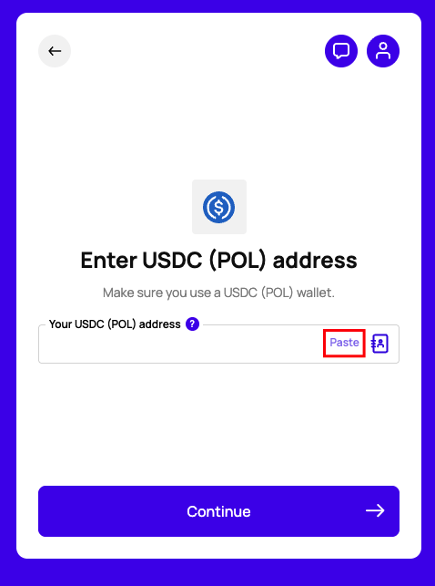 PayPal USDC instructions